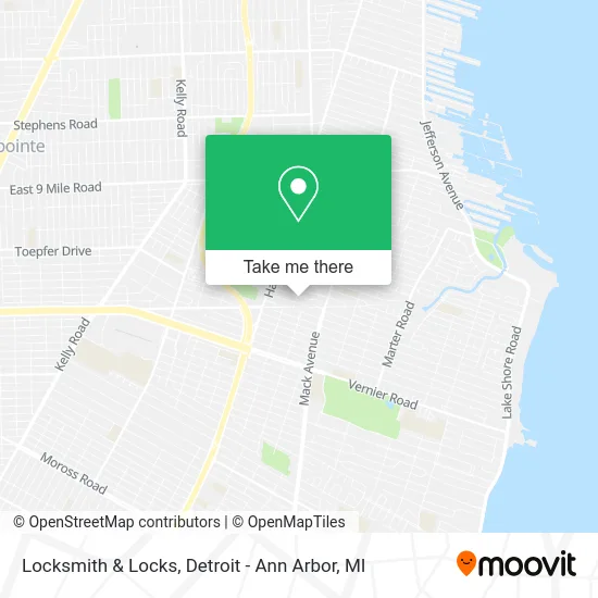 Locksmith & Locks map