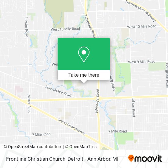Frontline Christian Church map
