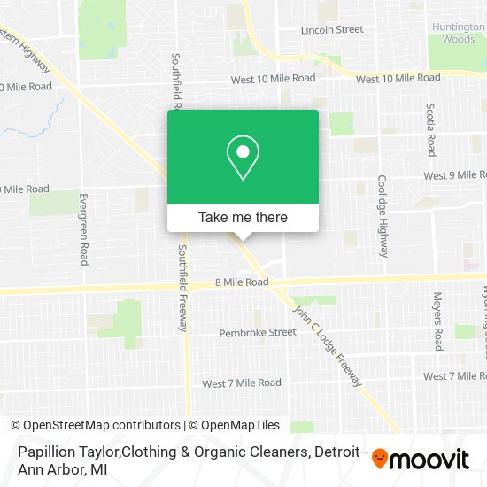 Papillion Taylor,Clothing & Organic Cleaners map