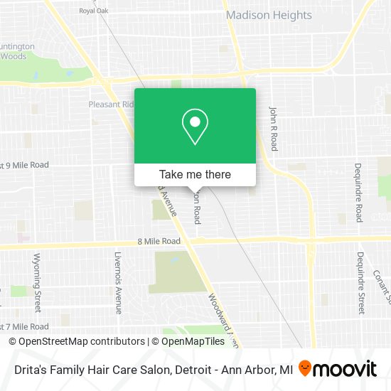 Drita's Family Hair Care Salon map