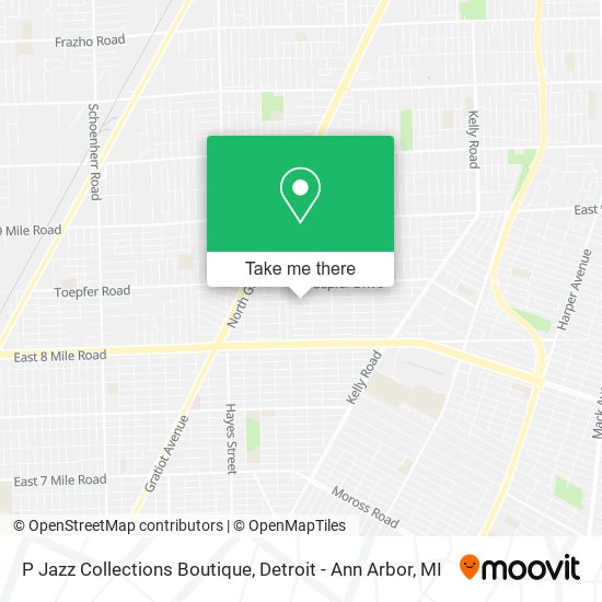 P Jazz Collections Boutique map