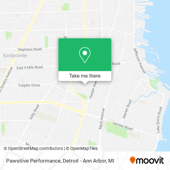 Pawsitive Performance map