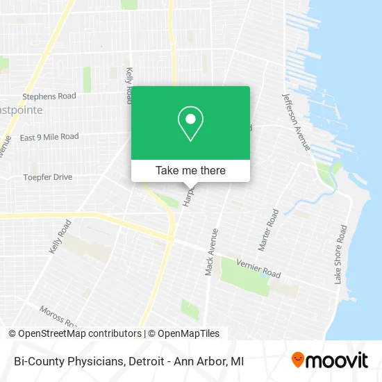 Bi-County Physicians map