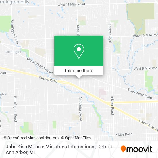 John Kish Miracle Ministries International map