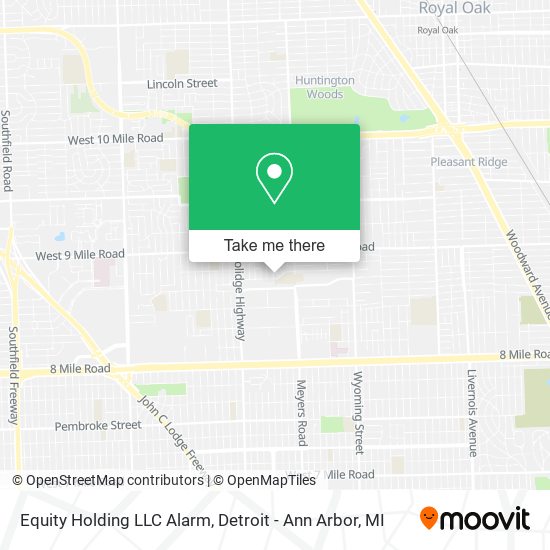 Equity Holding LLC Alarm map