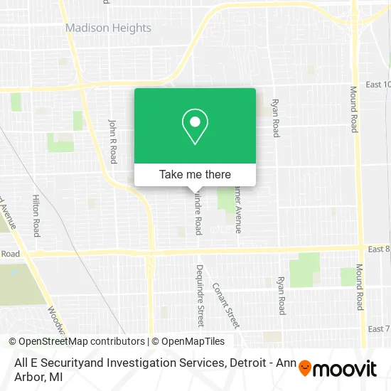 All E Securityand Investigation Services map
