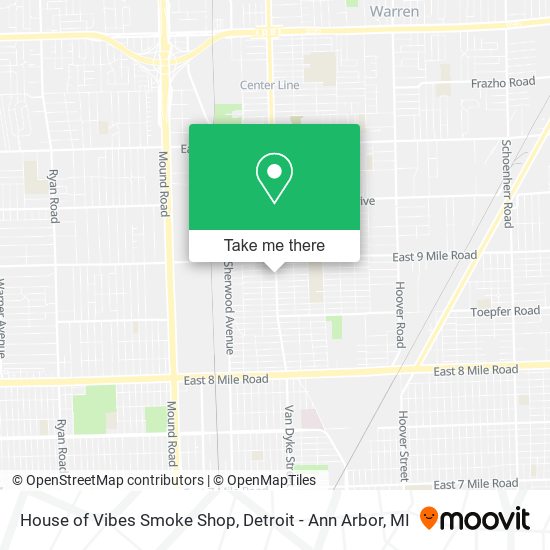 House of Vibes Smoke Shop map