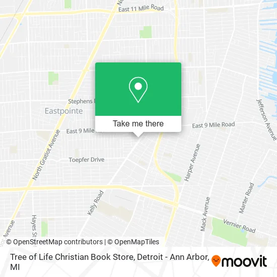 Tree of Life Christian Book Store map