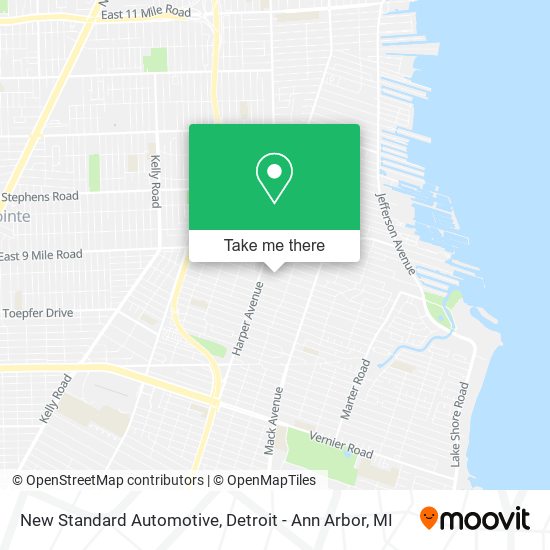 New Standard Automotive map