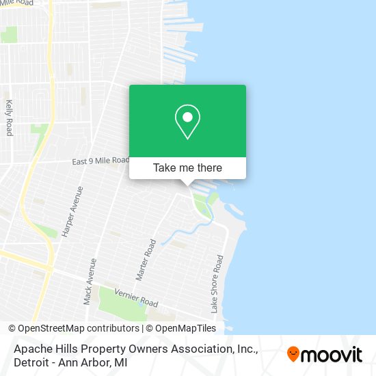 Mapa de Apache Hills Property Owners Association, Inc.