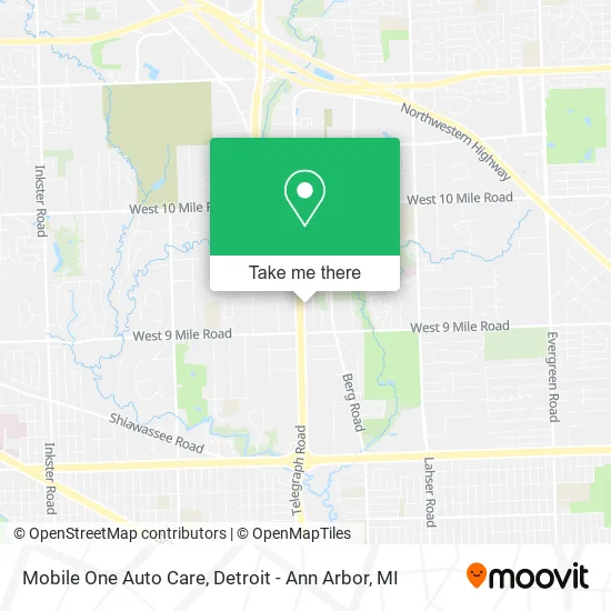 Mobile One Auto Care map