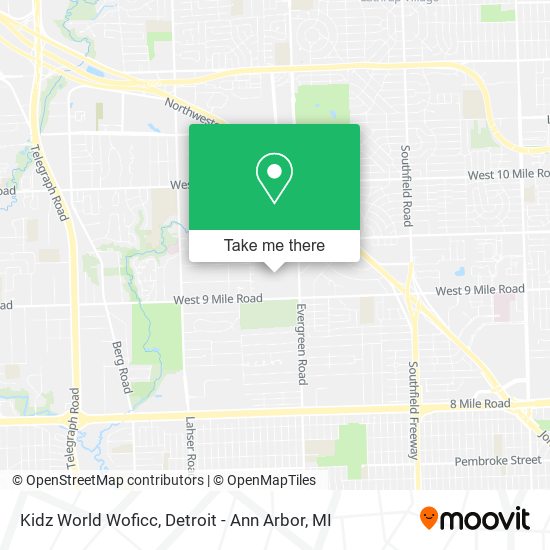 Mapa de Kidz World Woficc