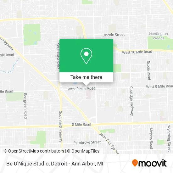 Be U'Nique Studio map
