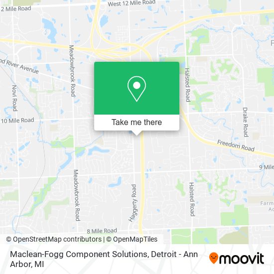 Maclean-Fogg Component Solutions map