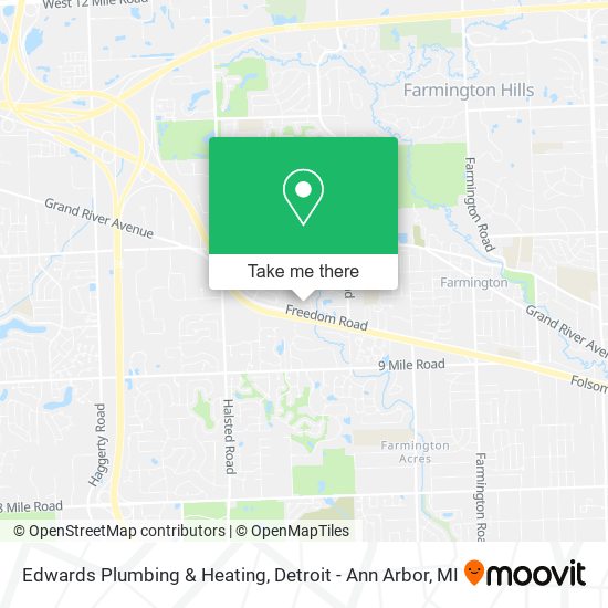 Edwards Plumbing & Heating map
