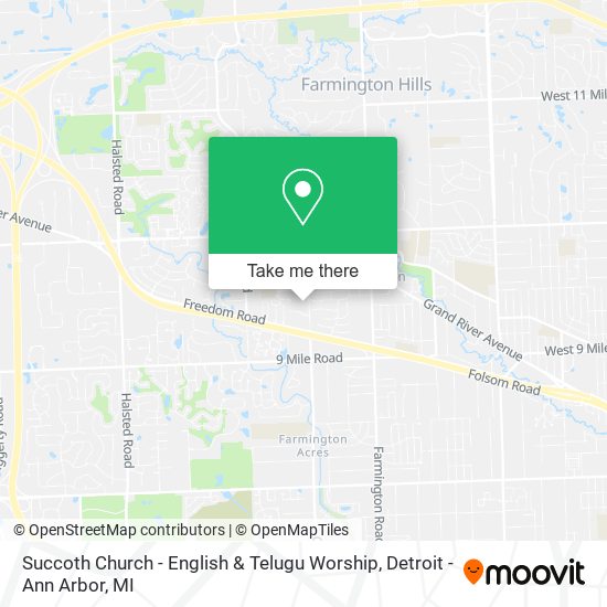 Succoth Church - English & Telugu Worship map