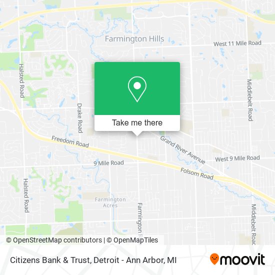 Citizens Bank & Trust map