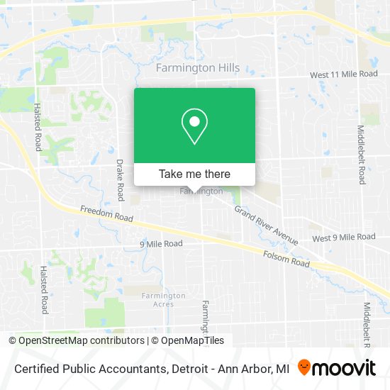 Certified Public Accountants map