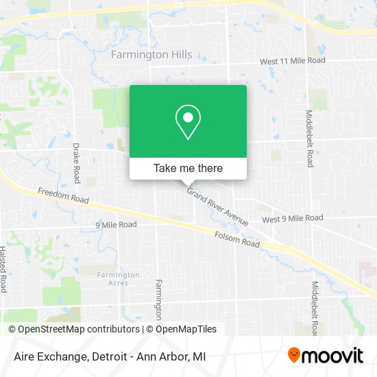 Aire Exchange map