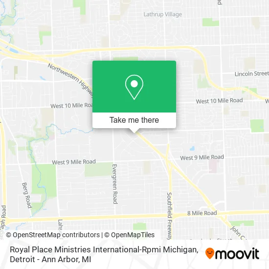 Royal Place Ministries International-Rpmi Michigan map