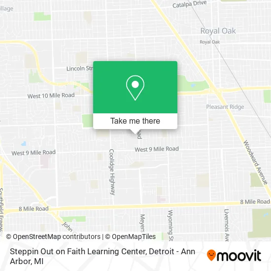 Steppin Out on Faith Learning Center map