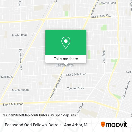 Eastwood Odd Fellows map