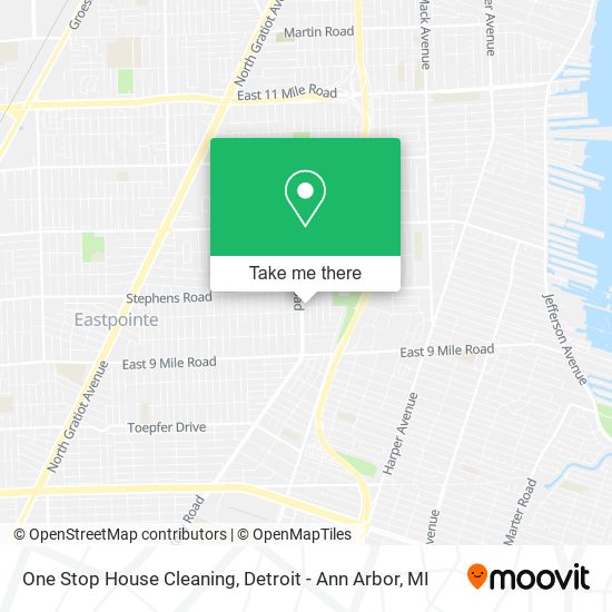 Mapa de One Stop House Cleaning