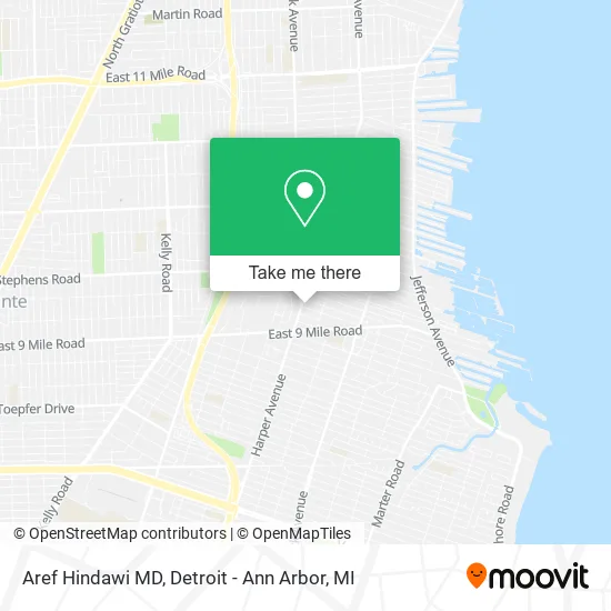Mapa de Aref Hindawi MD