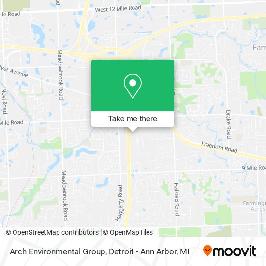 Mapa de Arch Environmental Group