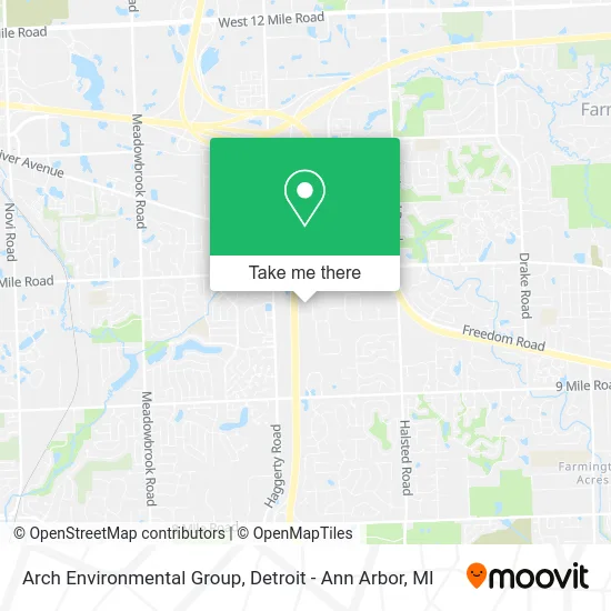 Arch Environmental Group map