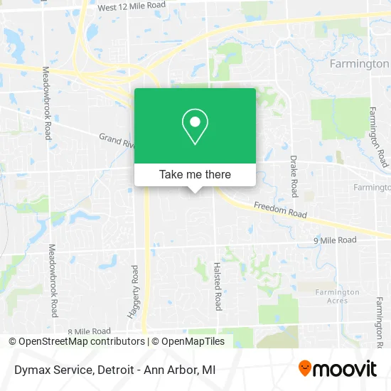 Dymax Service map