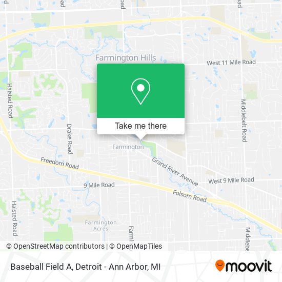 Baseball Field A map