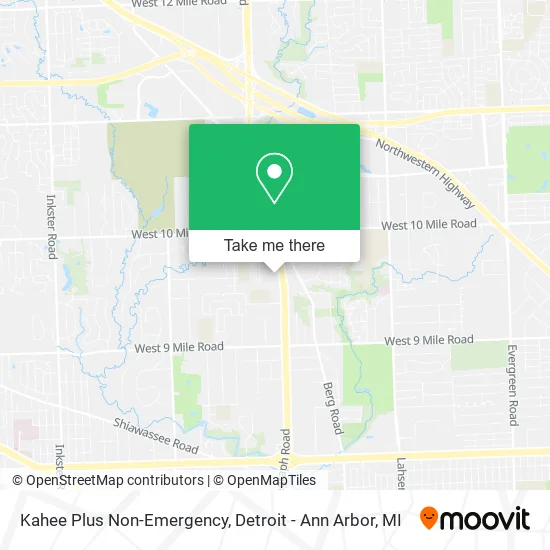 Kahee Plus Non-Emergency map