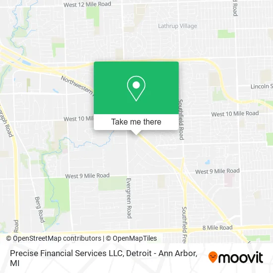 Precise Financial Services LLC map