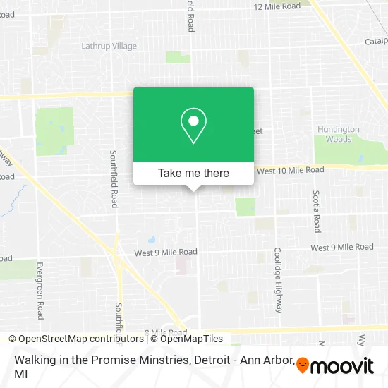 Mapa de Walking in the Promise Minstries