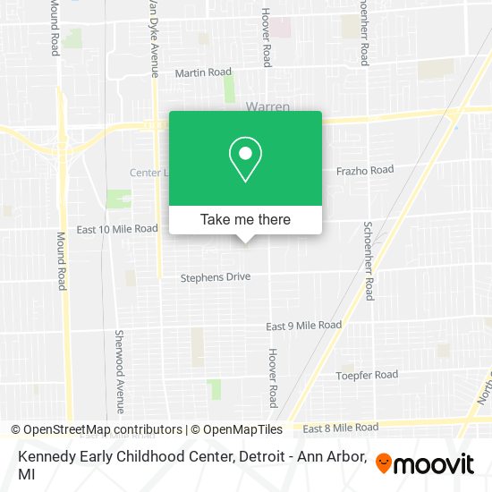Kennedy Early Childhood Center map