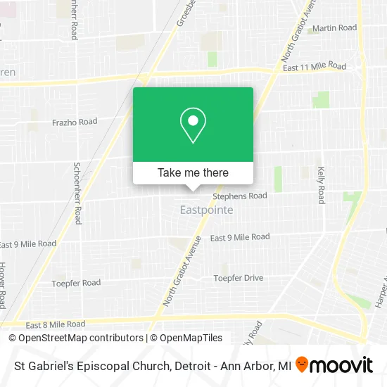 St Gabriel's Episcopal Church map