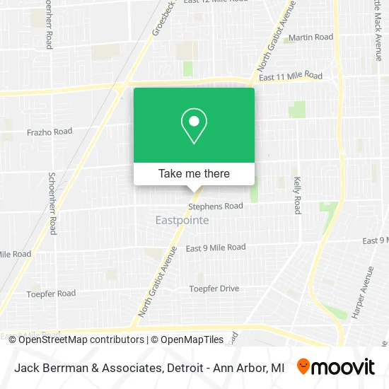Mapa de Jack Berrman & Associates