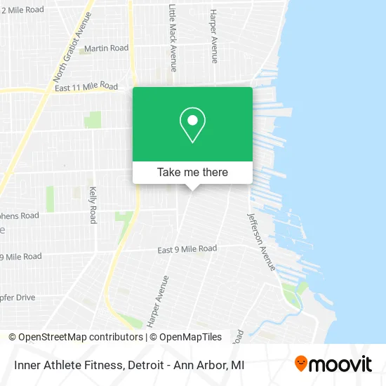 Inner Athlete Fitness map