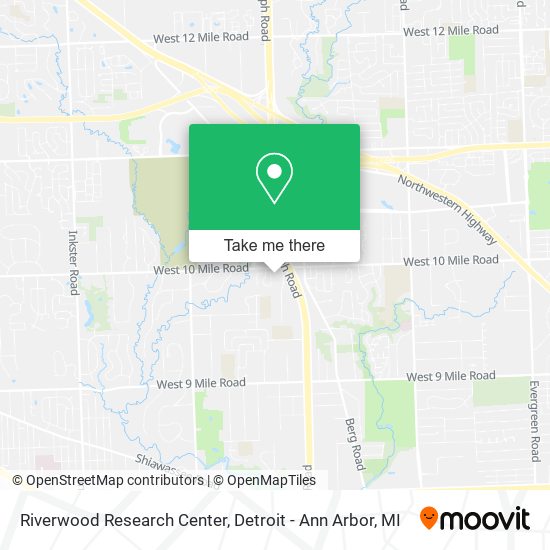 Riverwood Research Center map