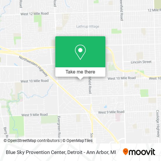 Blue Sky Provention Center map