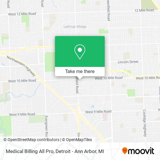 Mapa de Medical Billing All Pro