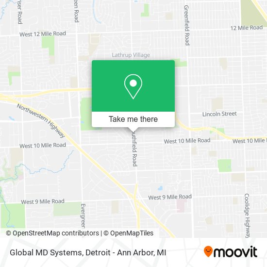Mapa de Global MD Systems