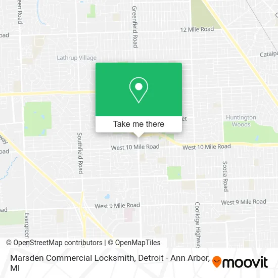 Marsden Commercial Locksmith map