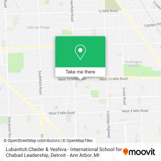 Lubavitch Cheder & Yeshiva - International School for Chabad Leadership map