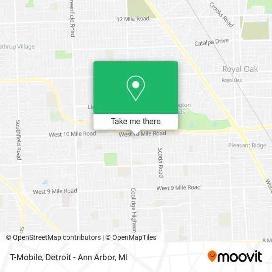 T-Mobile map