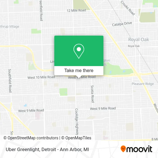 Uber Greenlight map