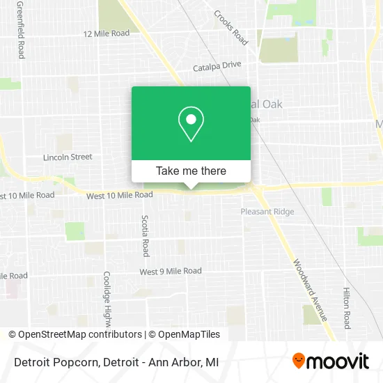 Detroit Popcorn map