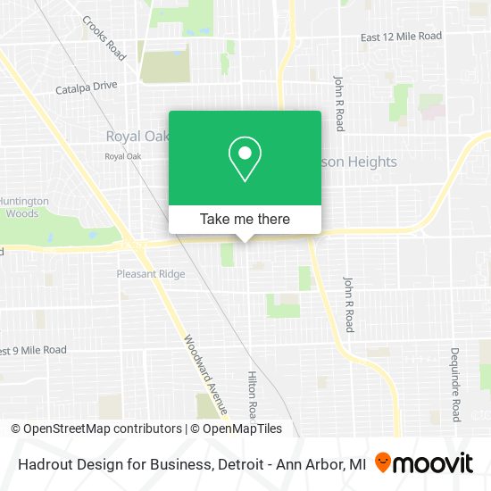 Mapa de Hadrout Design for Business