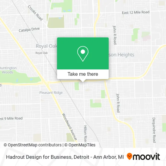 Hadrout Design for Business map